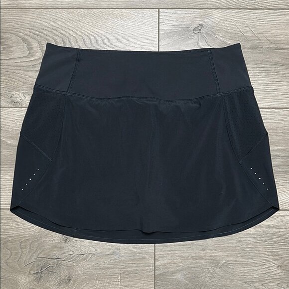 Athleta “Run With It” High Rise 14” Black Skort Size M - Picture 2 of 6